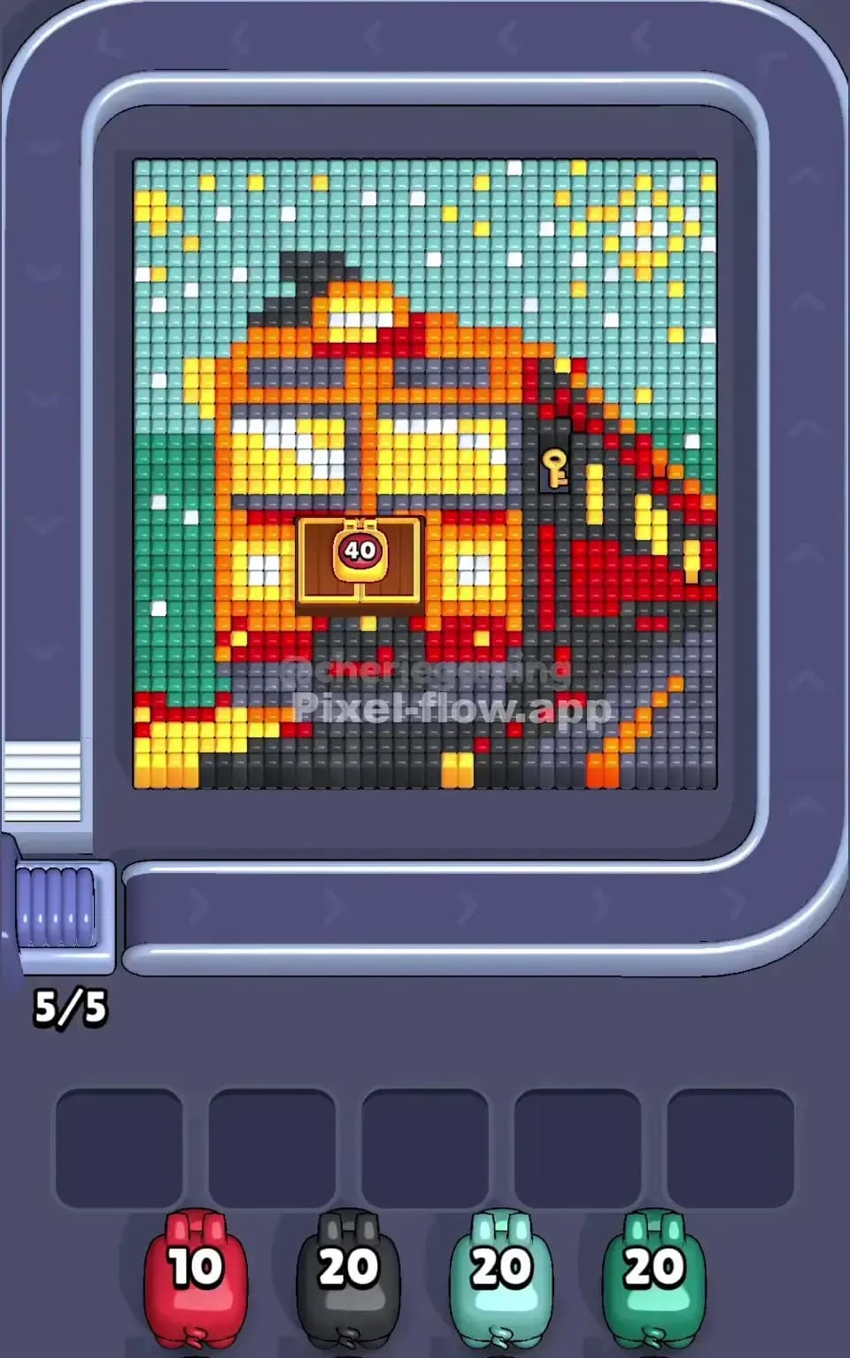 Pixel Flow Level 658 Screenshot