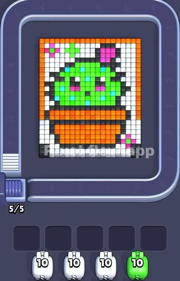 Pixel Flow Level 491 Gameplay