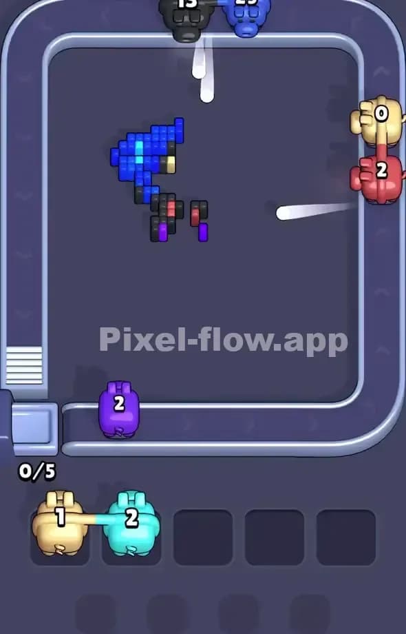Pixel Flow Level 543 Solution 3