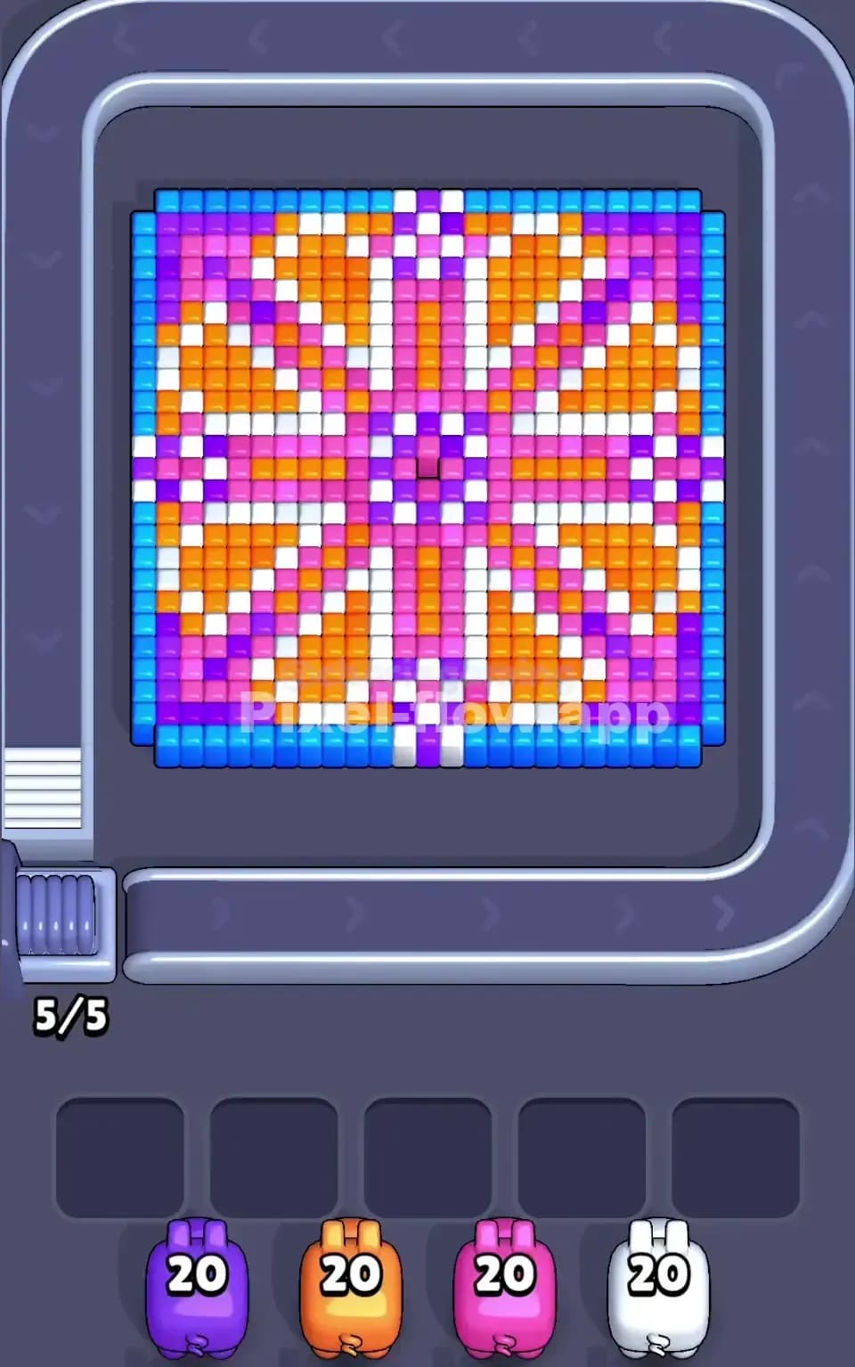 Pixel Flow Level 78 Screenshot