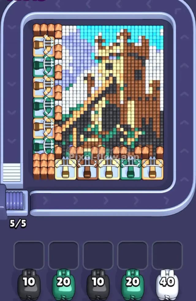 Pixel Flow Level 1719 Gameplay