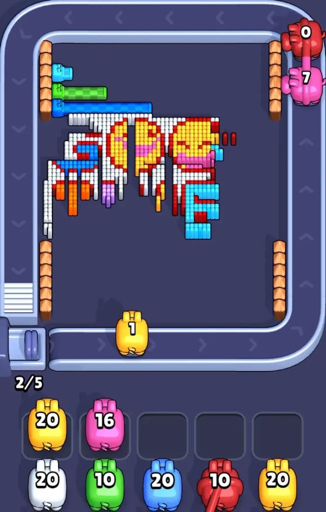 Pixel Flow Level 694 Solution 3