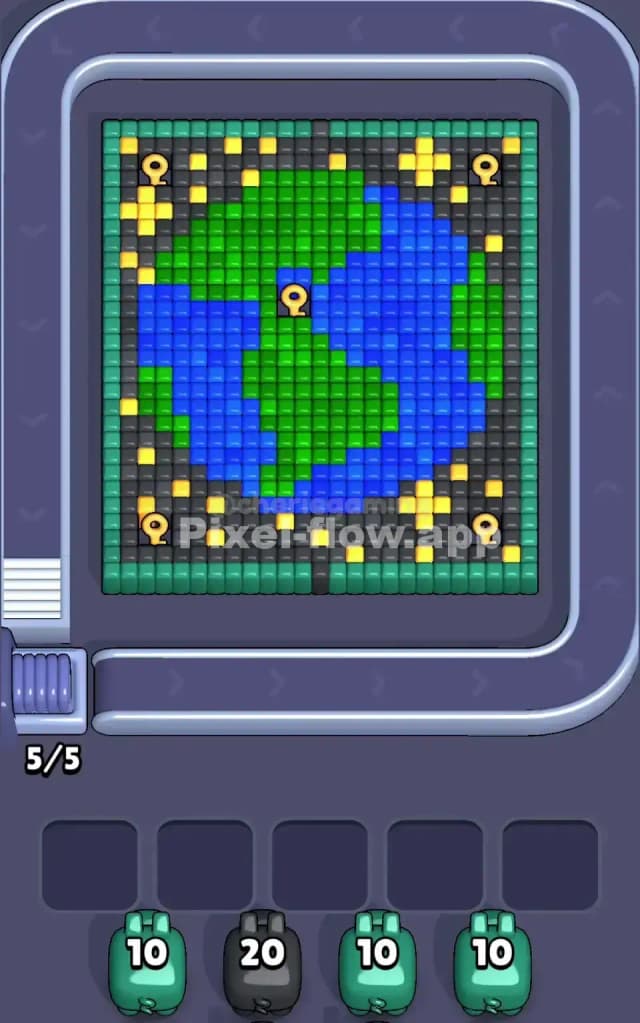 Pixel Flow Level 53 Gameplay