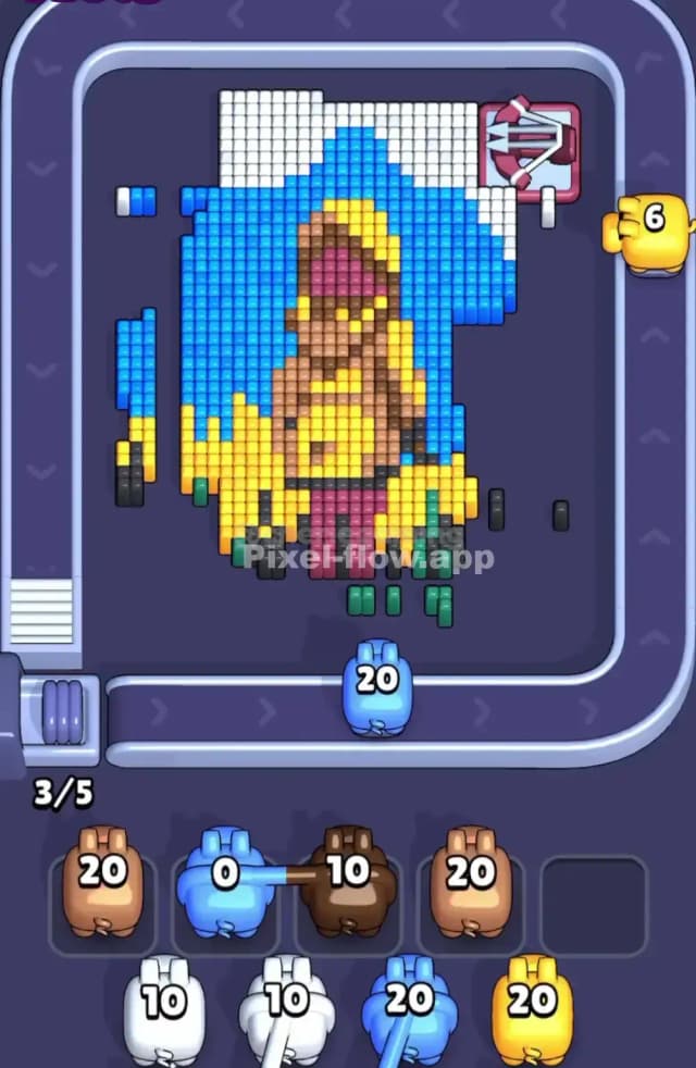 Pixel Flow Level 1631 Solution 1