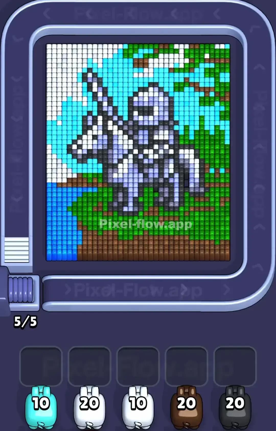 Pixel Flow Level 1395 Screenshot