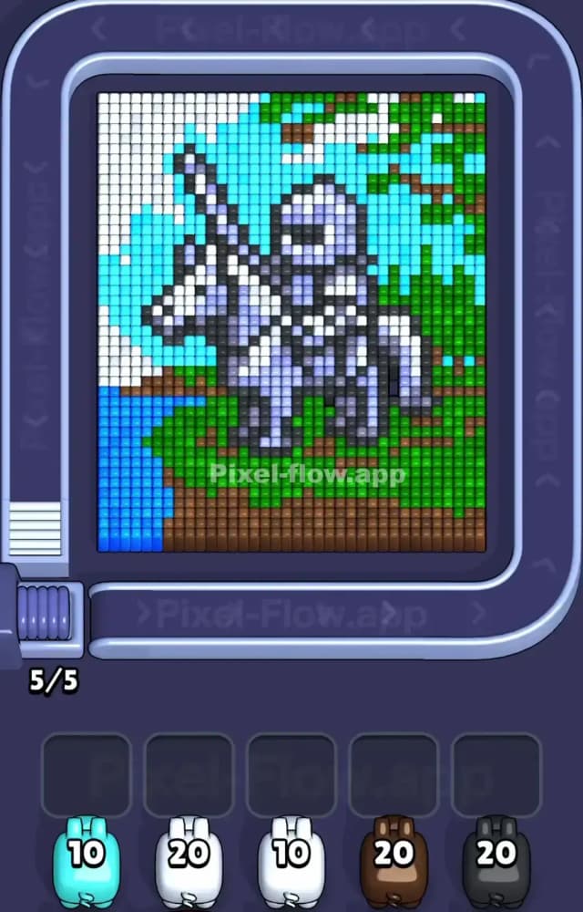 Pixel Flow Level 1395 Gameplay