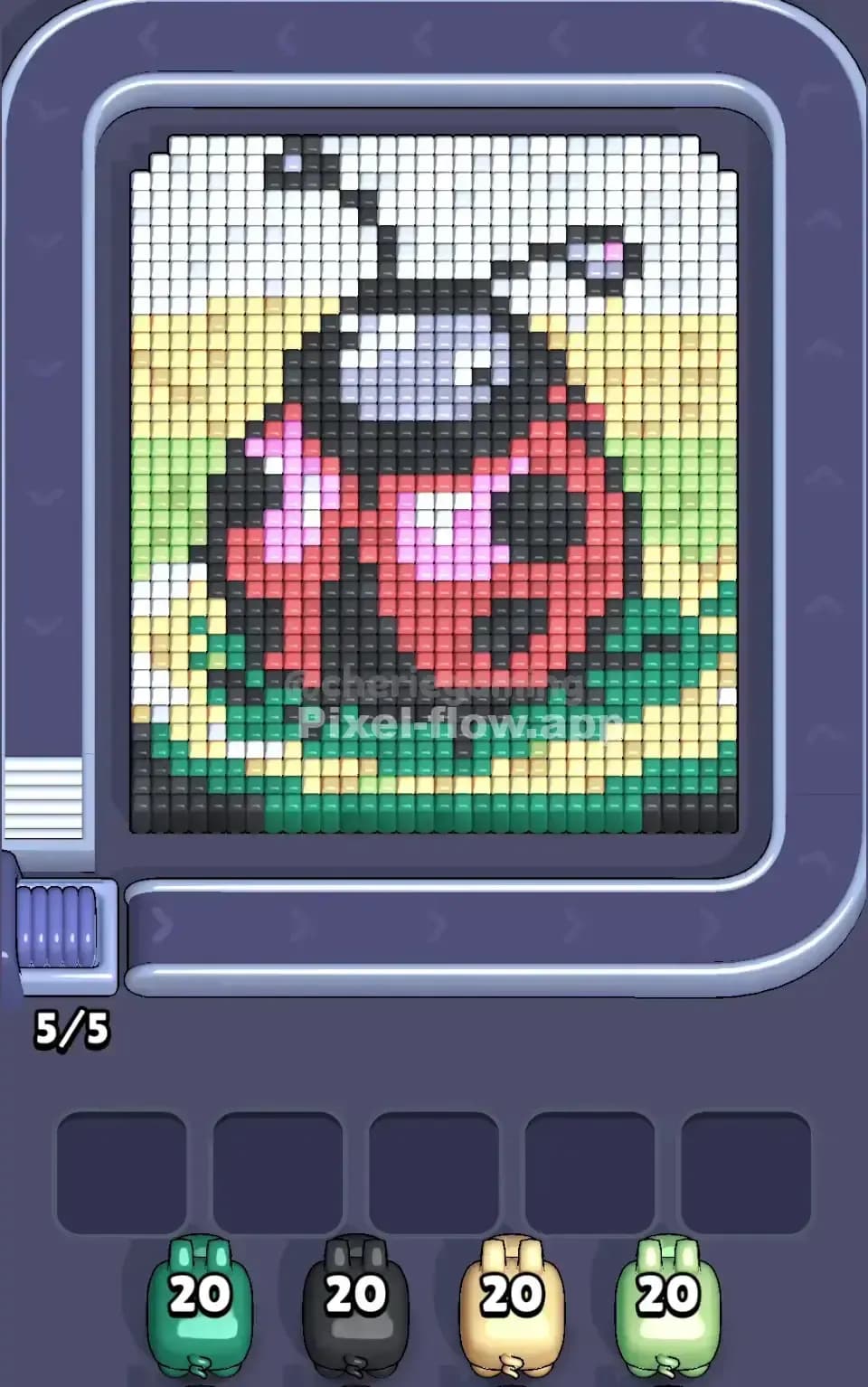 Pixel Flow Level 396 Screenshot