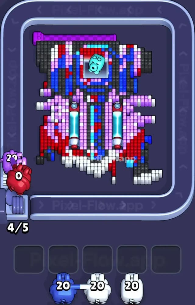 Pixel Flow Level 1302 Solution 1