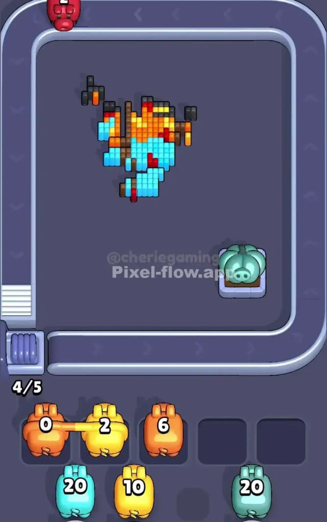 Pixel Flow Level 732 Solution 3