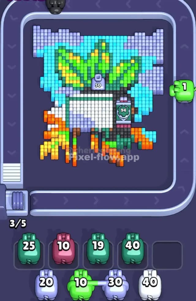 Pixel Flow Level 1709 Solution 1