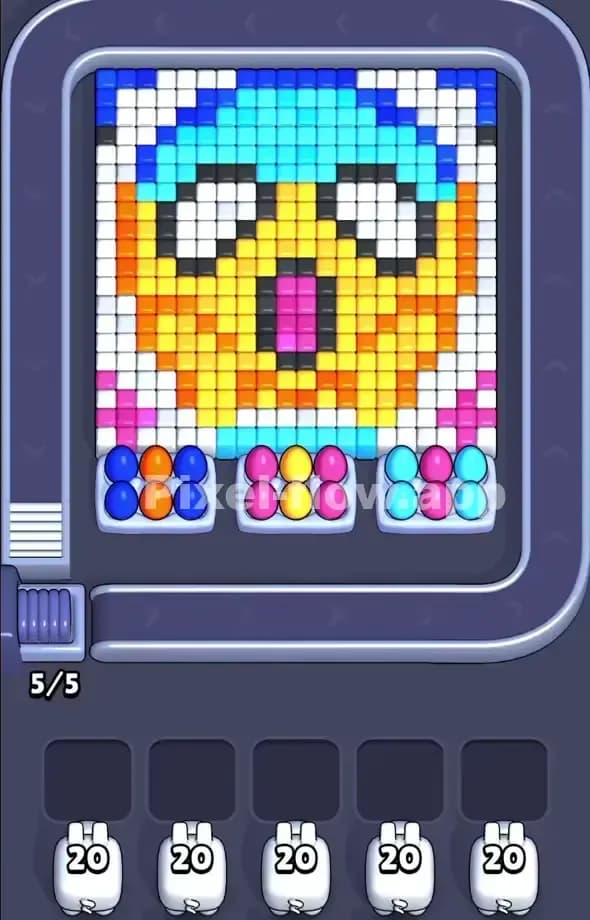 Pixel Flow Level 505 Gameplay