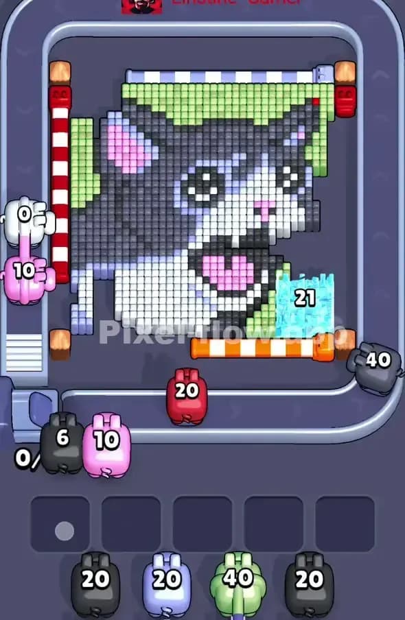 Pixel Flow Level 343 Solution 1