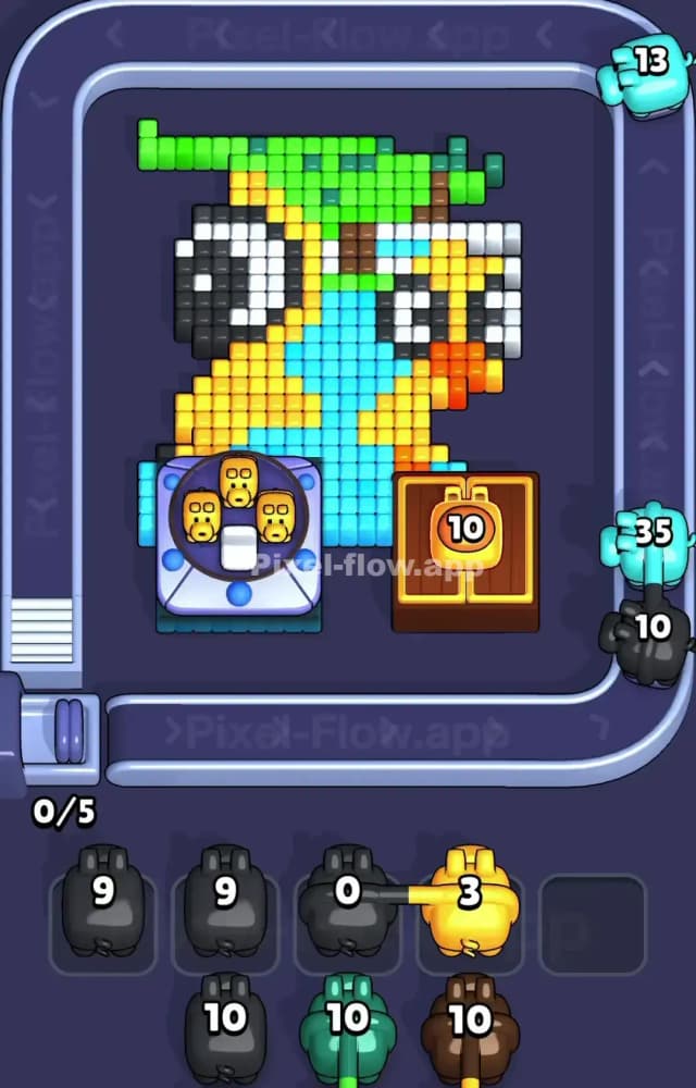 Pixel Flow Level 1120 Solution 1