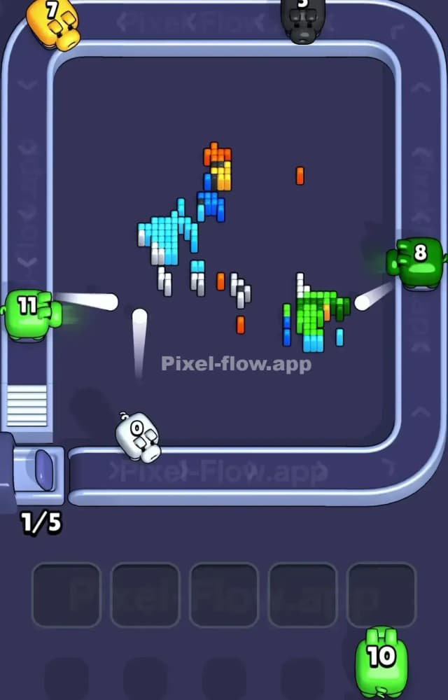 Pixel Flow Level 1253 Solution 3