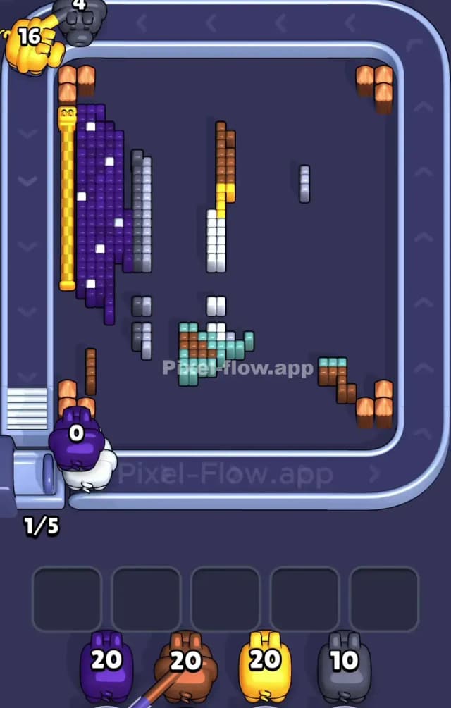 Pixel Flow Level 836 Solution 2