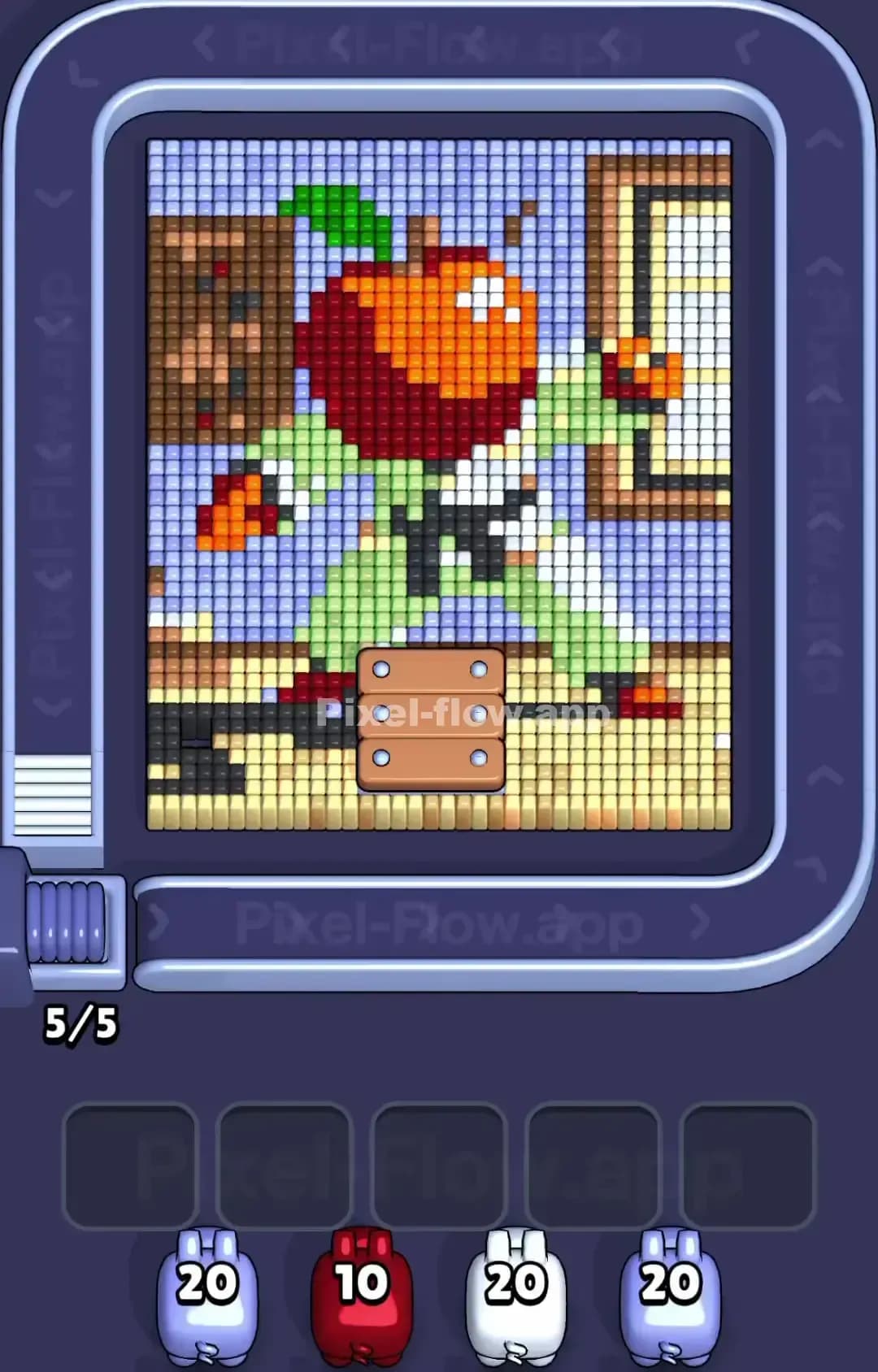 Pixel Flow Level 1458 Screenshot