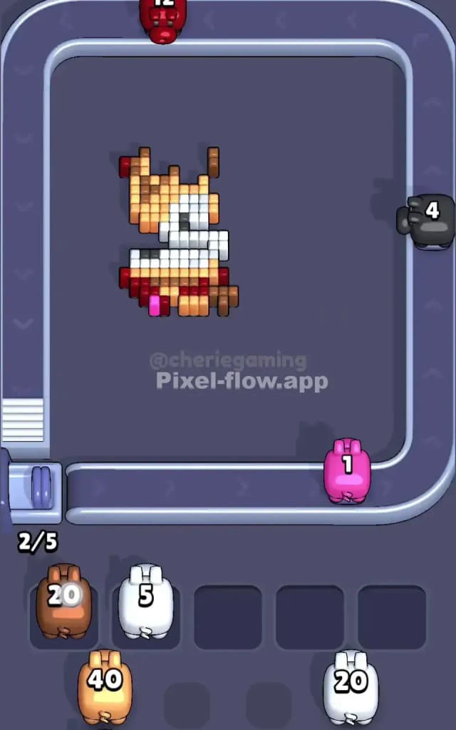 Pixel Flow Level 585 Solution 3