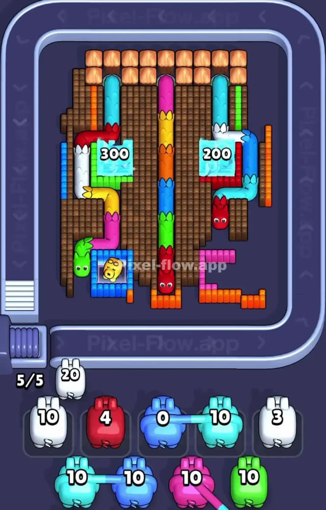 Pixel Flow Level 1129 Solution 1