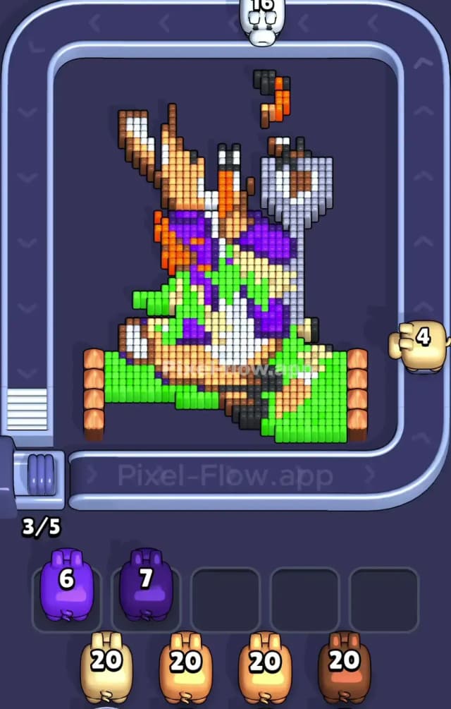 Pixel Flow Level 879 Solution 1