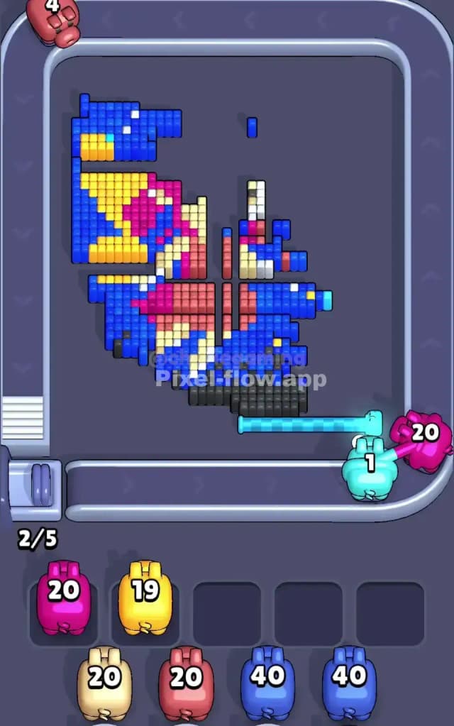 Pixel Flow Level 485 Solution 2