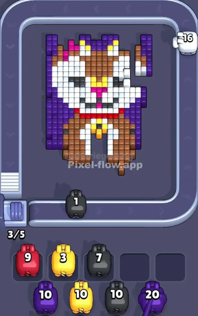 Pixel Flow Level 442 Solution 2