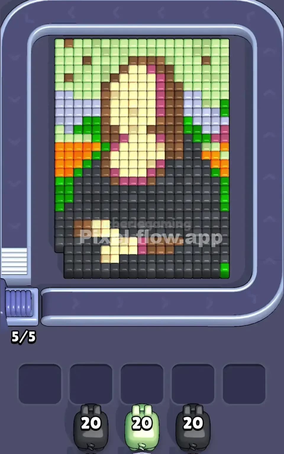 Pixel Flow Level 185 Screenshot