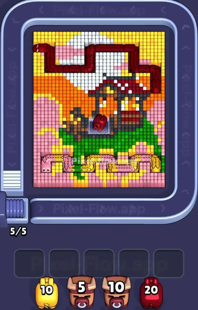 Pixel Flow Level 1339 Gameplay