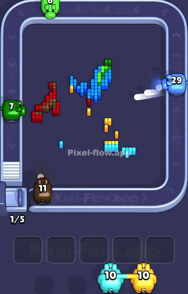 Pixel Flow Level 1164 Solution 3