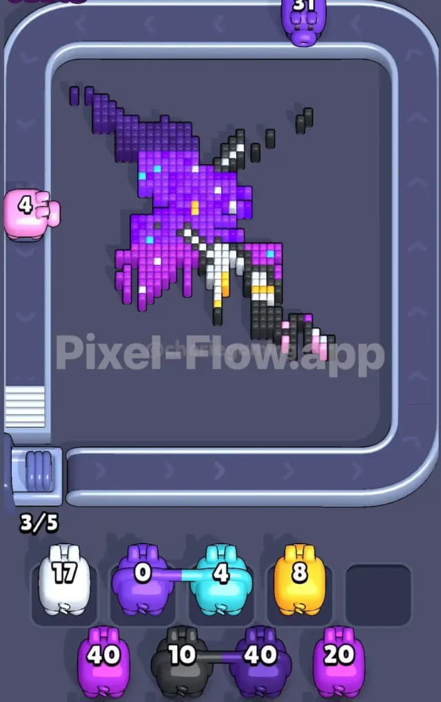 Pixel Flow Level 738 Solution 3