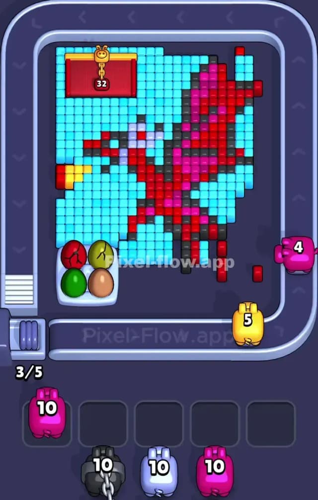 Pixel Flow Level 902 Solution 2