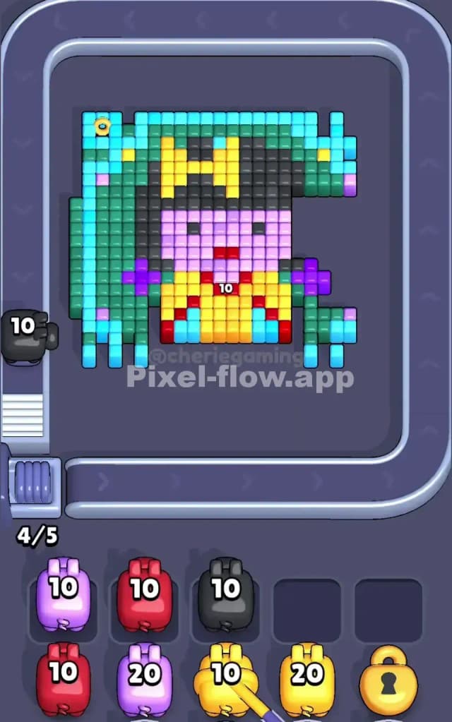 Pixel Flow Level 43 Solution 1