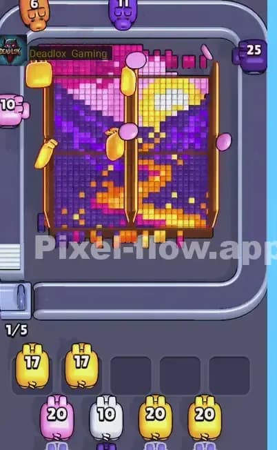 Pixel Flow Level 460 Solution 1