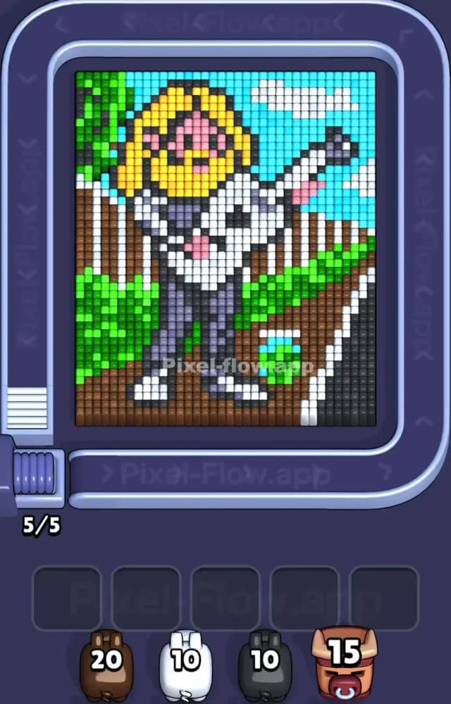 Pixel Flow Level 1354 Gameplay