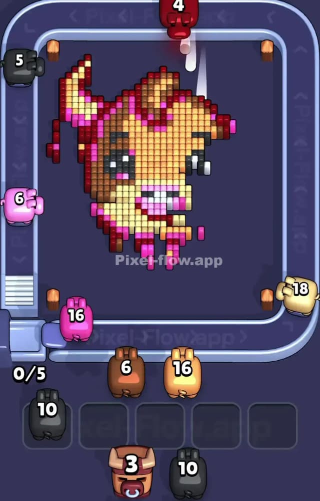 Pixel Flow Level 1301 Solution 2