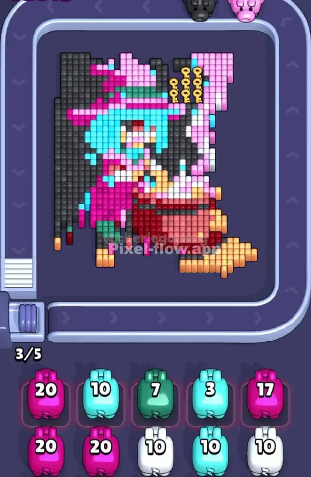 Pixel Flow Level 1750 Solution 1