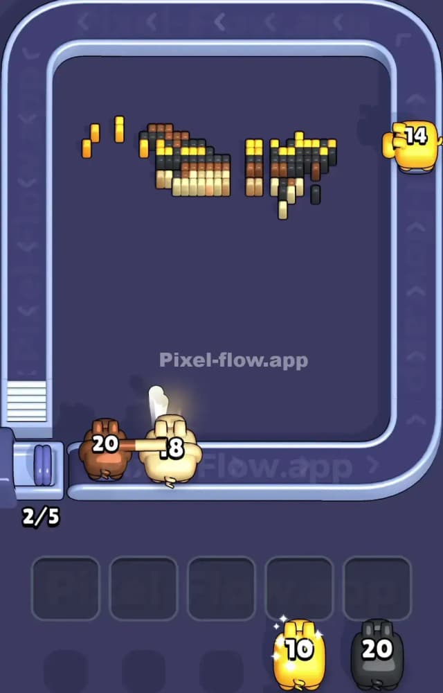 Pixel Flow Level 1016 Solution 3