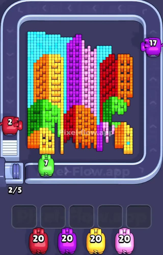 Pixel Flow Level 1041 Solution 1