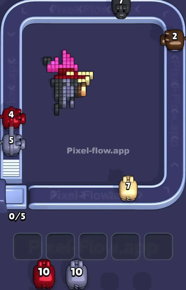 Pixel Flow Level 1284 Solution 3