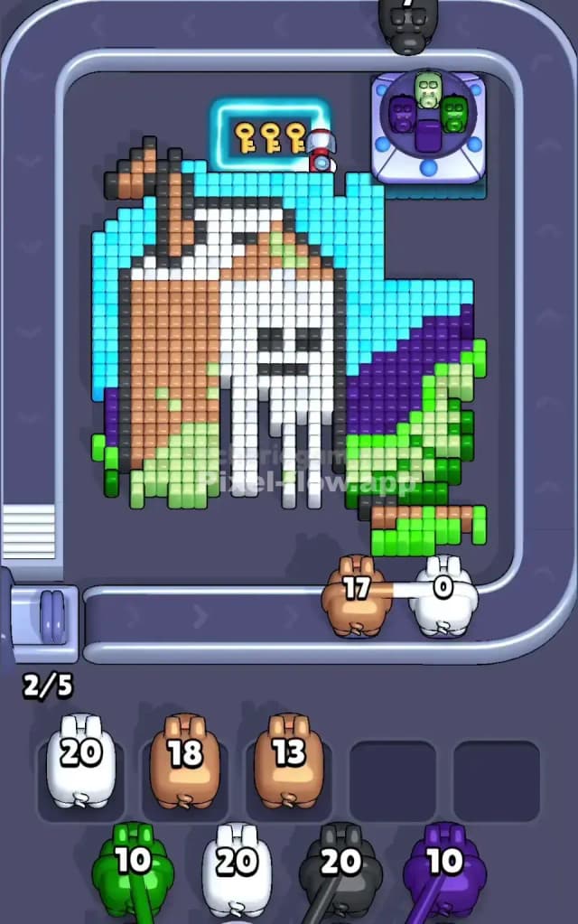 Pixel Flow Level 680 Solution 1