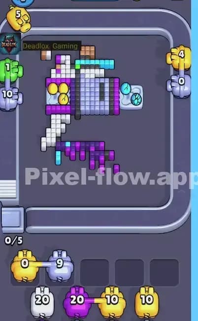 Pixel Flow Level 461 Solution 2