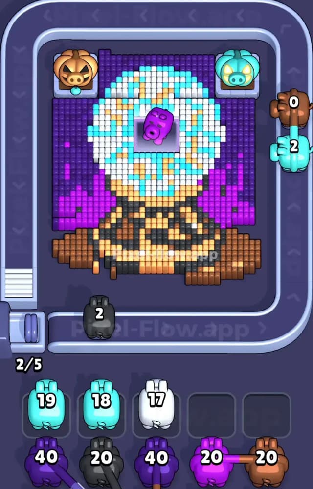 Pixel Flow Level 1025 Solution 1