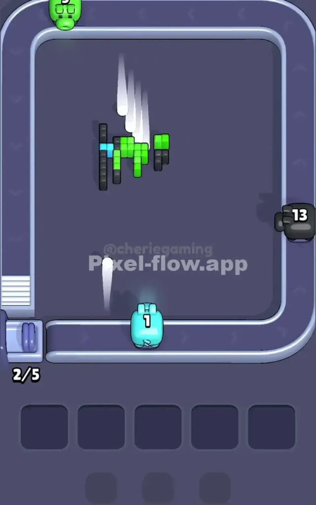Pixel Flow Level 27 Solution 3