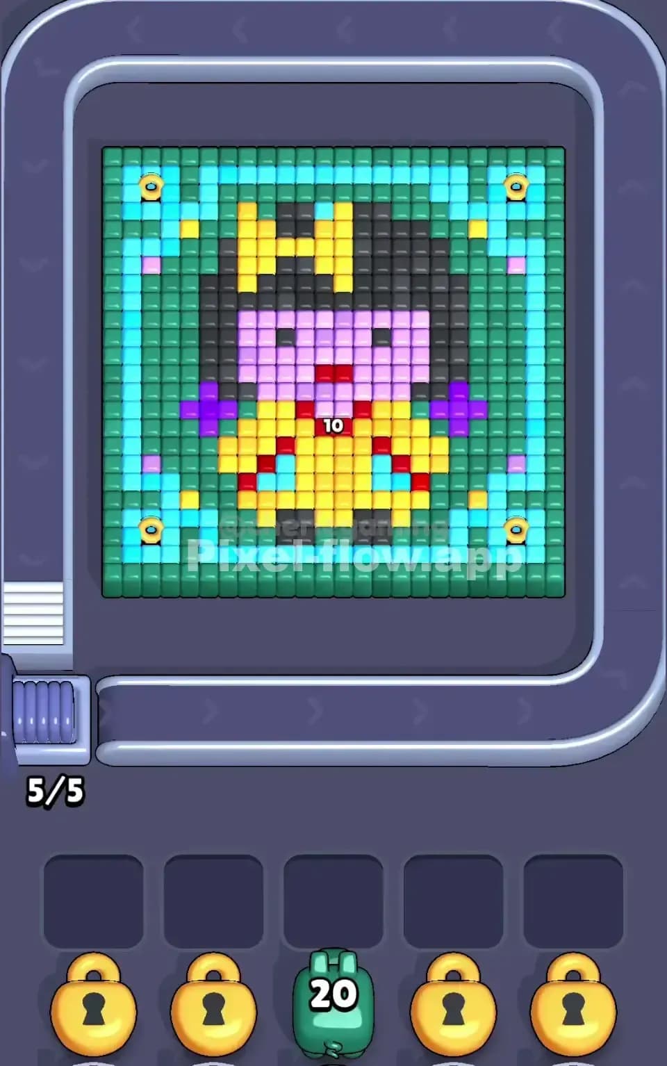 Pixel Flow Level 43 Screenshot