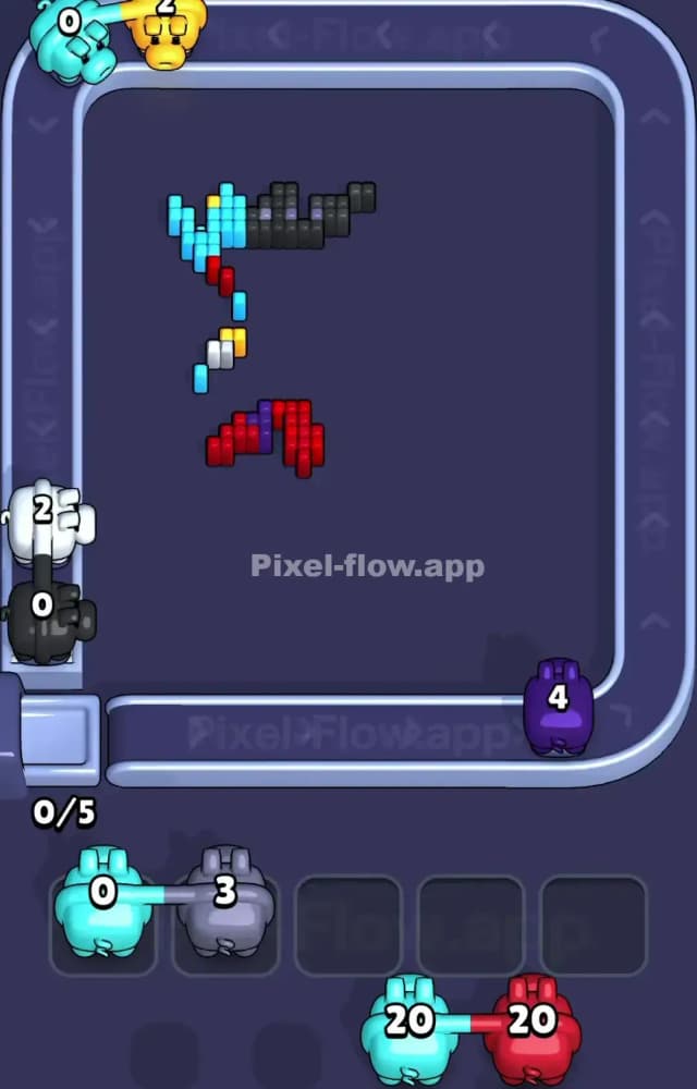 Pixel Flow Level 1485 Solution 3