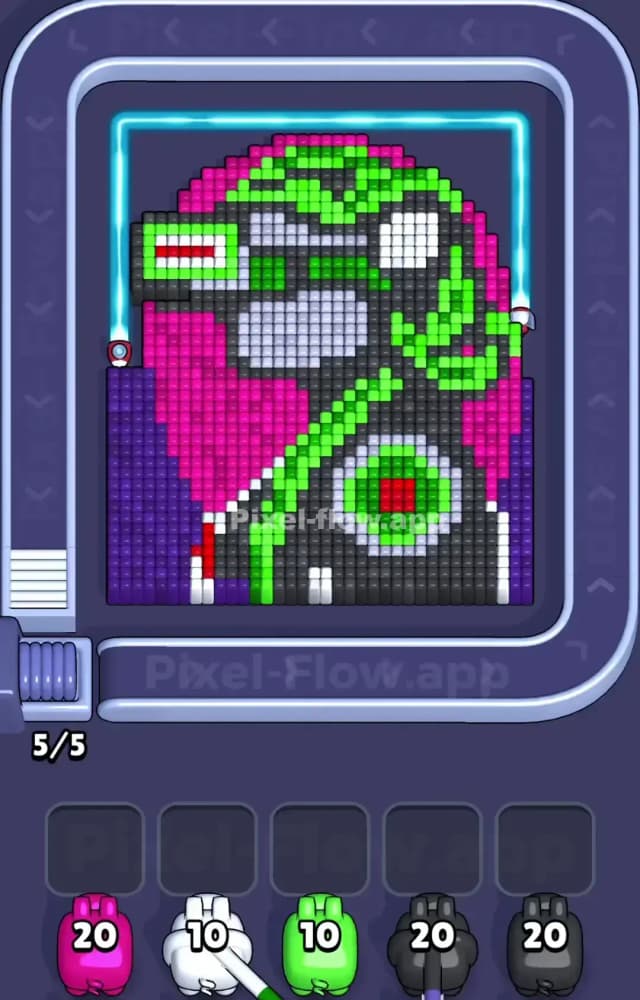 Pixel Flow Level 1056 Gameplay