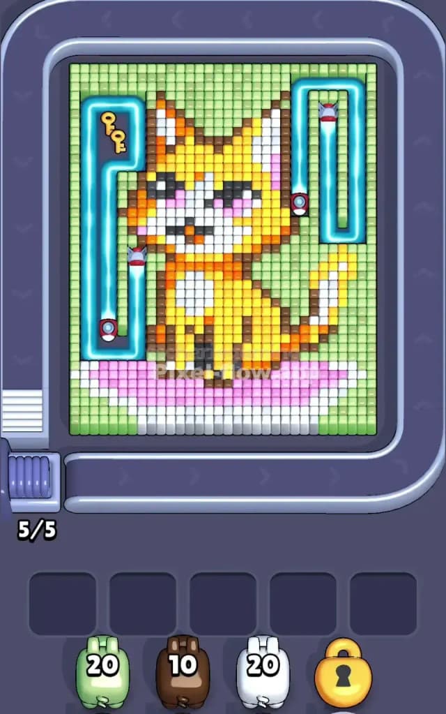 Pixel Flow Level 569 Gameplay