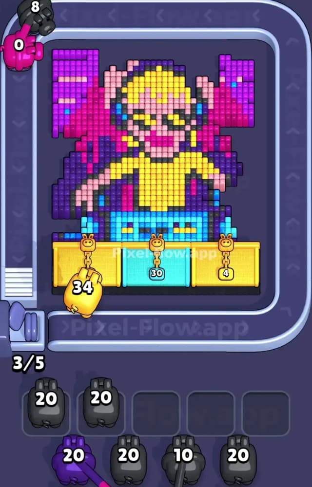 Pixel Flow Level 1065 Solution 1