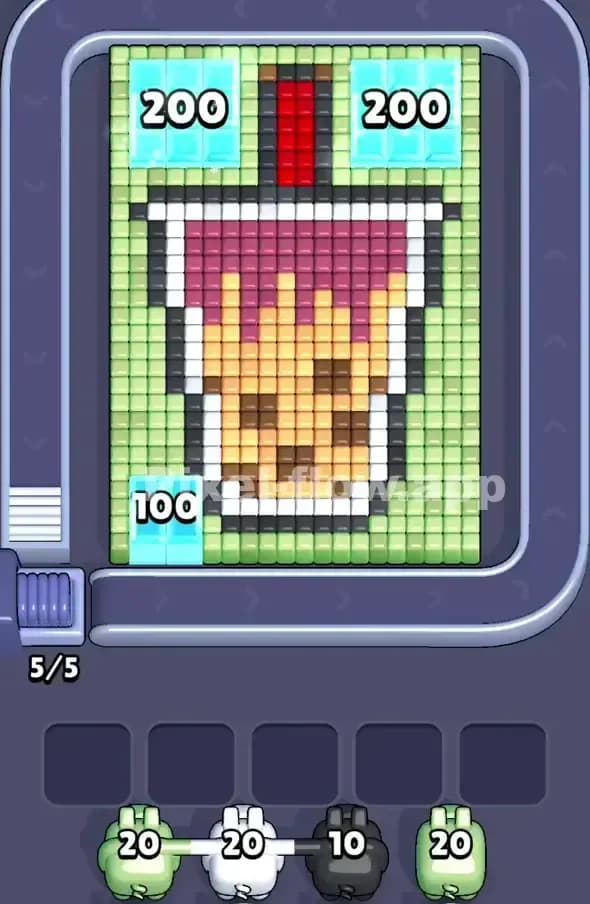 Pixel Flow Level 416 Screenshot