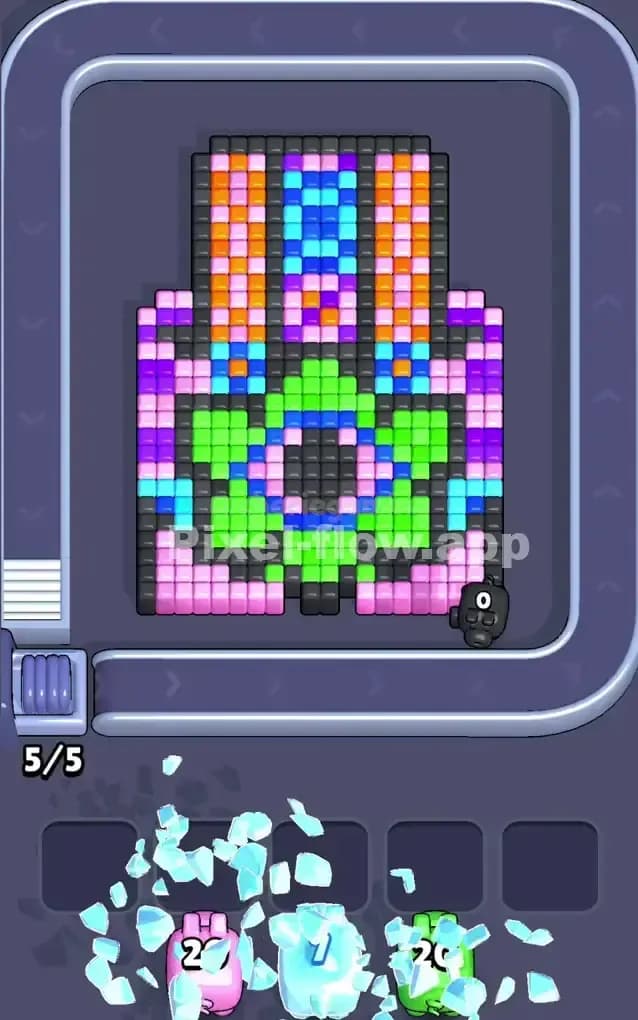 Pixel Flow Level 292 Gameplay