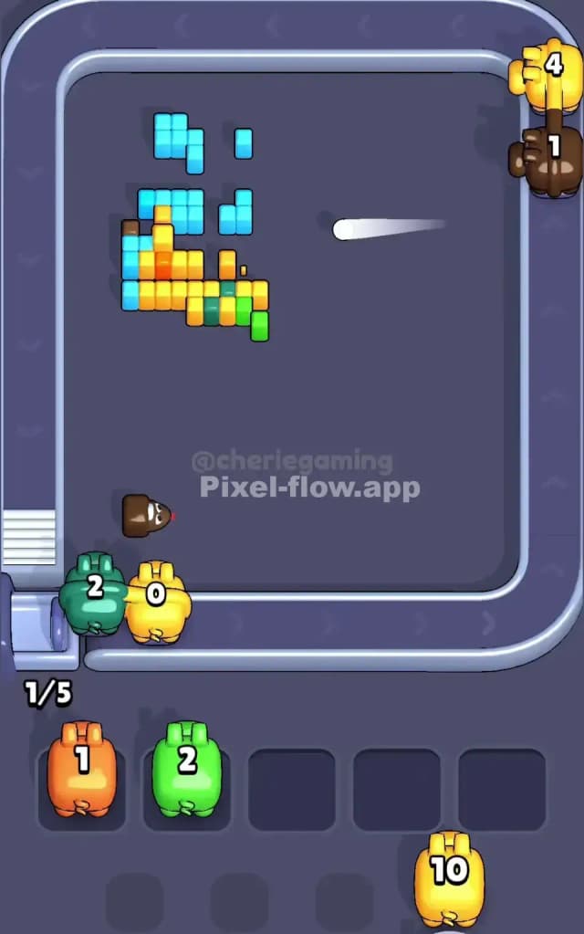 Pixel Flow Level 481 Solution 3